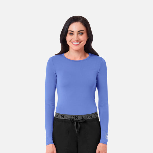 Maevn Knit 6709 COOLMAX Long Sleeve Under Scrub Tee