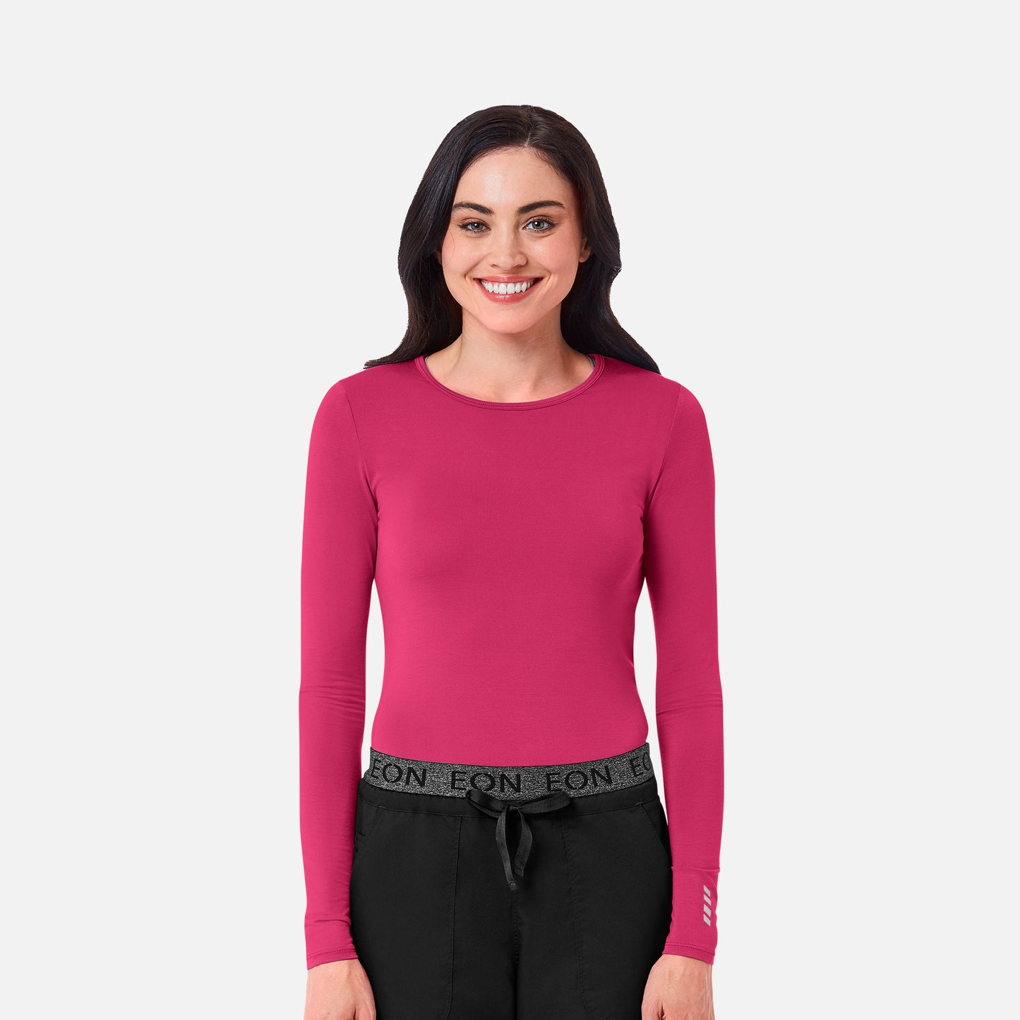 Maevn Knit 6709 COOLMAX Long Sleeve Under Scrub Tee