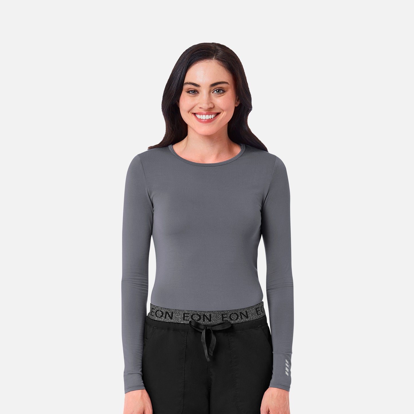Maevn Knit 6709 COOLMAX Long Sleeve Under Scrub Tee