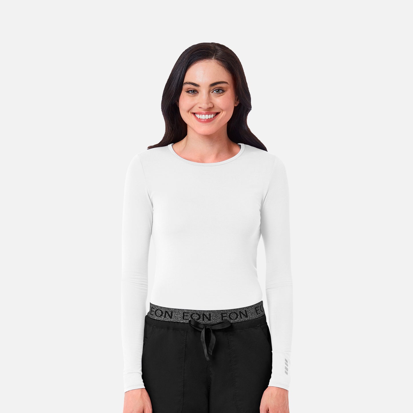 Maevn Knit 6709 COOLMAX Long Sleeve Under Scrub Tee