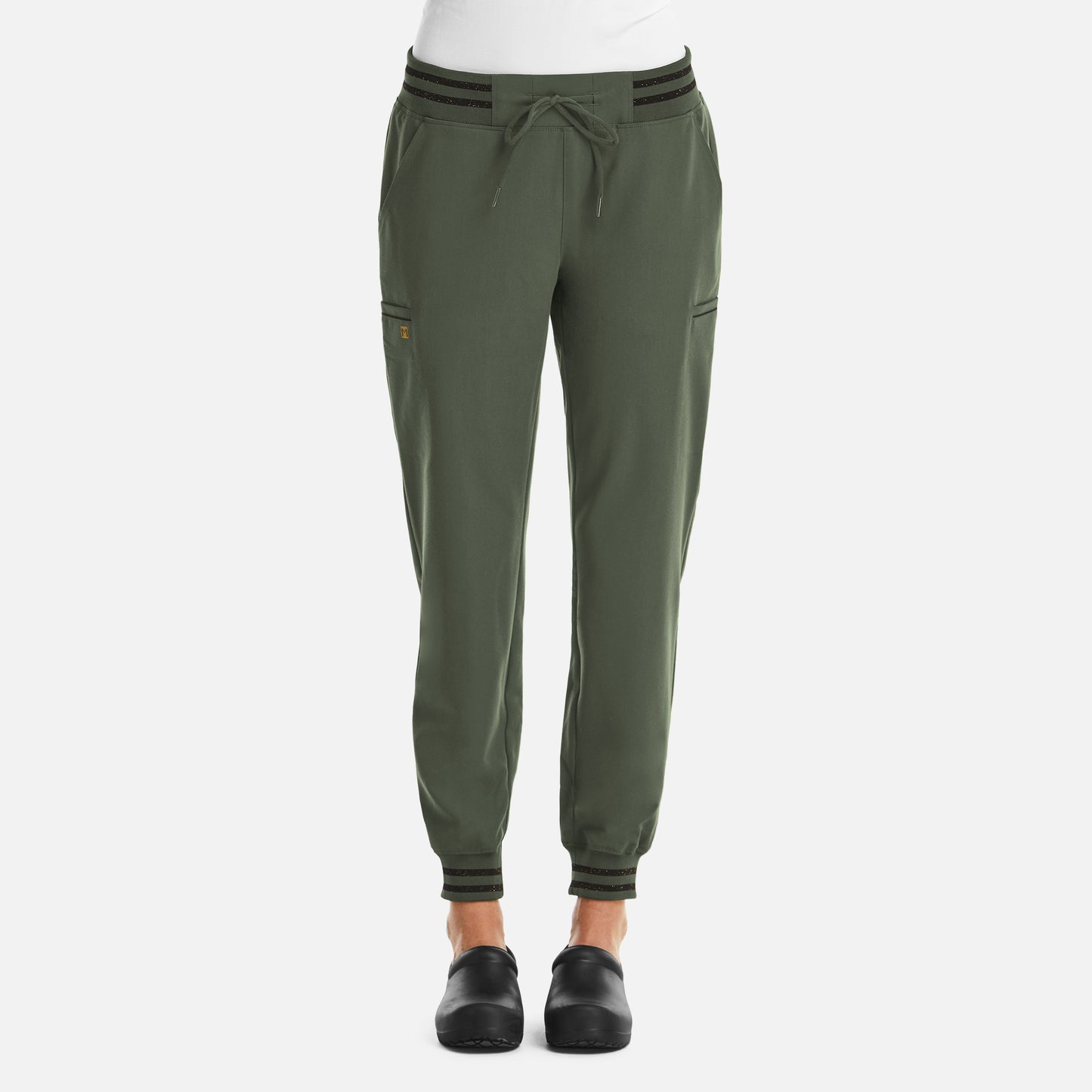 Maevn Matrix Pro 6902 Women’s Full Waist Jogger with Metallic Detail