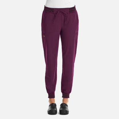 Maevn Matrix Pro 6902 Women’s Full Waist Jogger with Metallic Detail