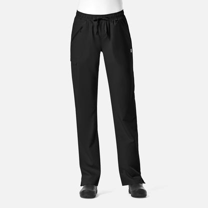 Maevn EON 7308 Women's Full Elastic Zipper Pocket Cargo Pant — Clearance