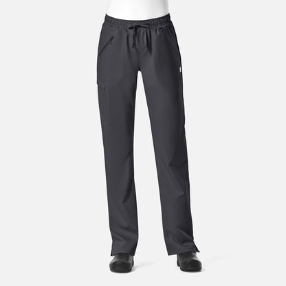Maevn EON 7308 Women's Full Elastic Zipper Pocket Cargo Pant — Clearance
