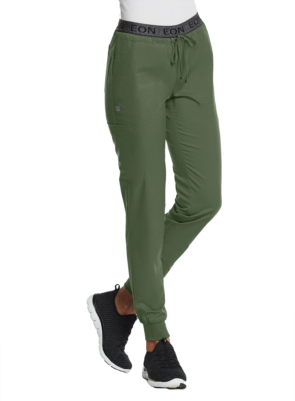 Maevn EON Sport 7378 Women's Full Elastic Logo Waist Jogger