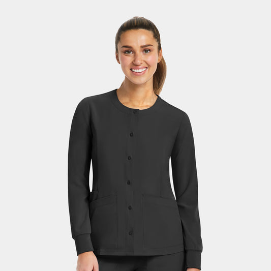 Maevn Matrix Impulse 7510 Women's Round Neck Snap Button Jacket