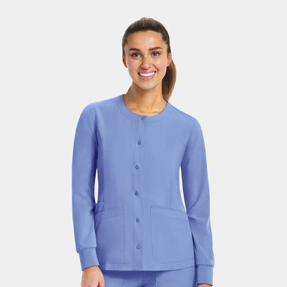 Maevn Matrix Impulse 7510 Women's Round Neck Snap Button Jacket