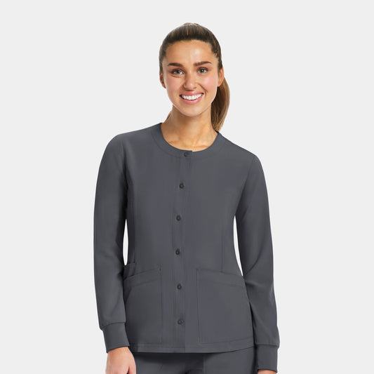 Maevn Matrix Impulse 7510 Women's Round Neck Snap Button Jacket