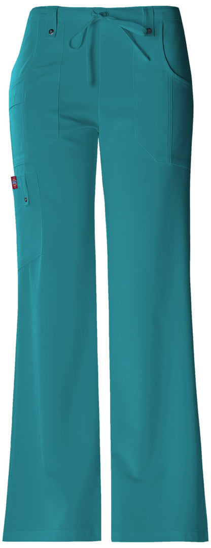 DK XTREME STRETCH Women's 82011 Mid Rise Drawstring Cargo Pant