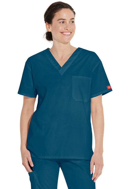 Dickies EDS Signature Unisex 83706 Unisex Tuckable V-Neck Top