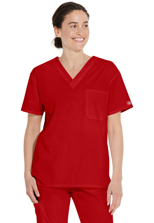Dickies EDS Signature Unisex 83706 Unisex Tuckable V-Neck Top