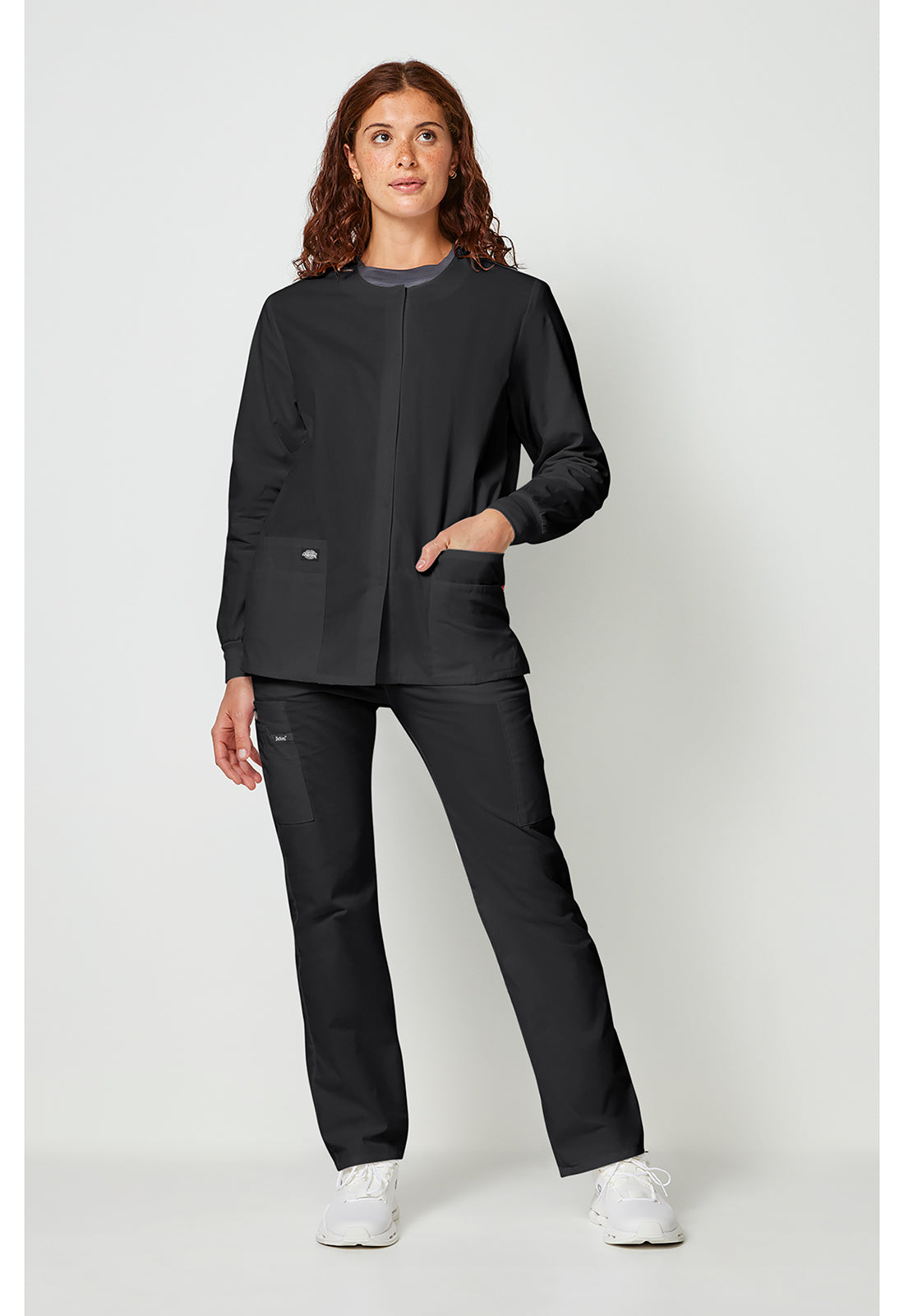 Dickies EDS Signature Women's 86306 Snap Front Warm-Up Jacket