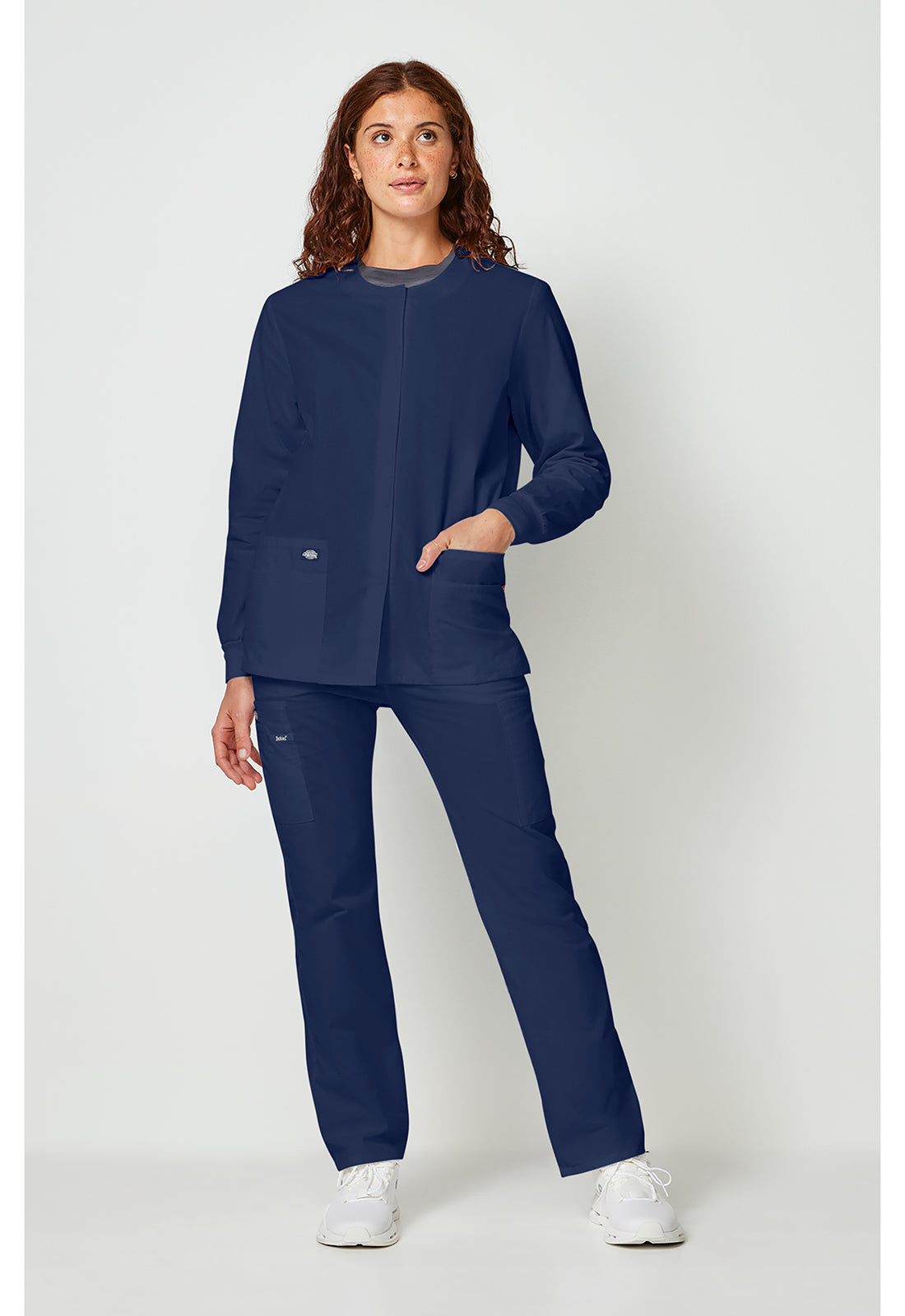 激レア 矢板中央 ウェア Dickies EDS Signature Women's 86306 Snap Front Warm-Up Jacket