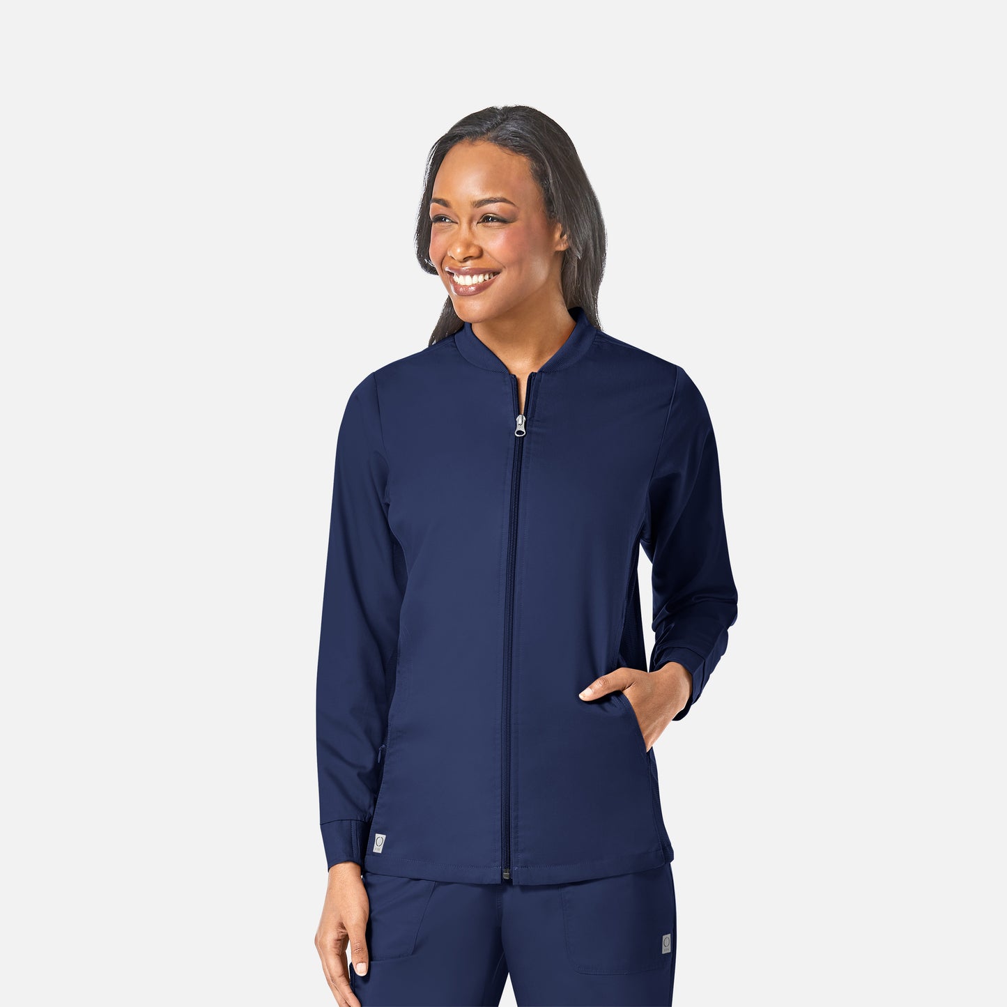 Maevn EON 8708 Women’s Sporty Mesh Panel Zip Front Jacket