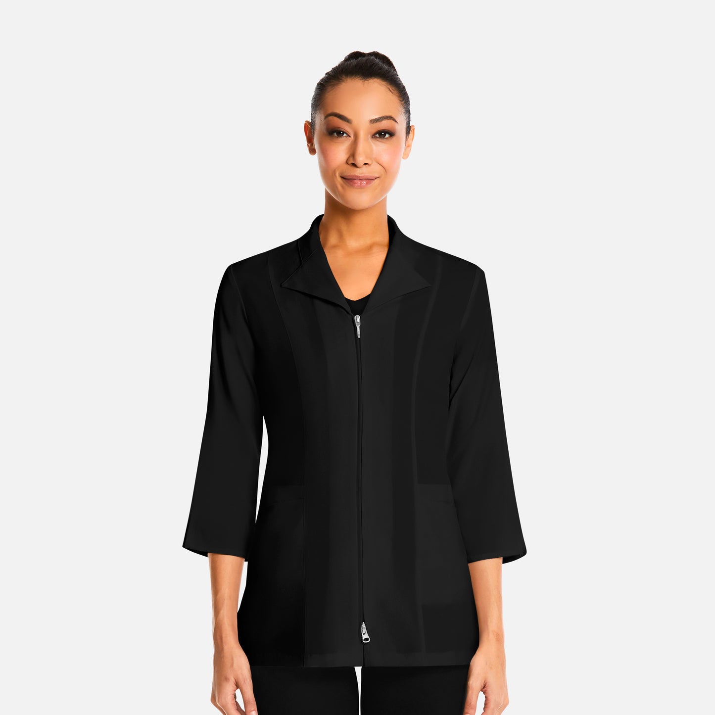 Maevn Smart 8801 Women's 3/4 Sleeve Zip Lab Jacket