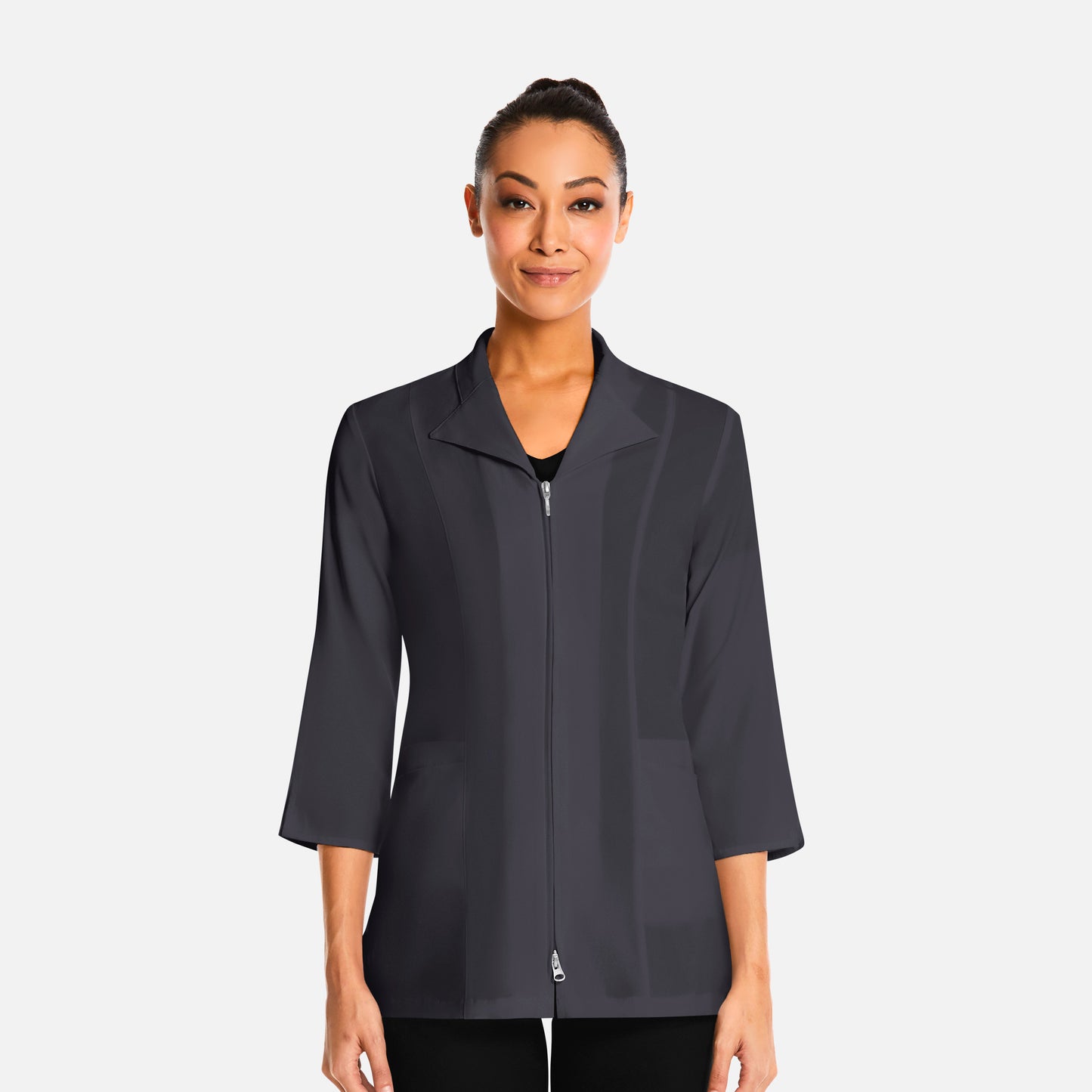 Maevn Smart 8801 Women's 3/4 Sleeve Zip Lab Jacket