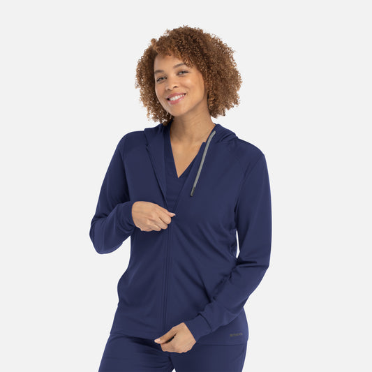 Maevn Focus 90301 Women's Hooded Zip Front Jacket