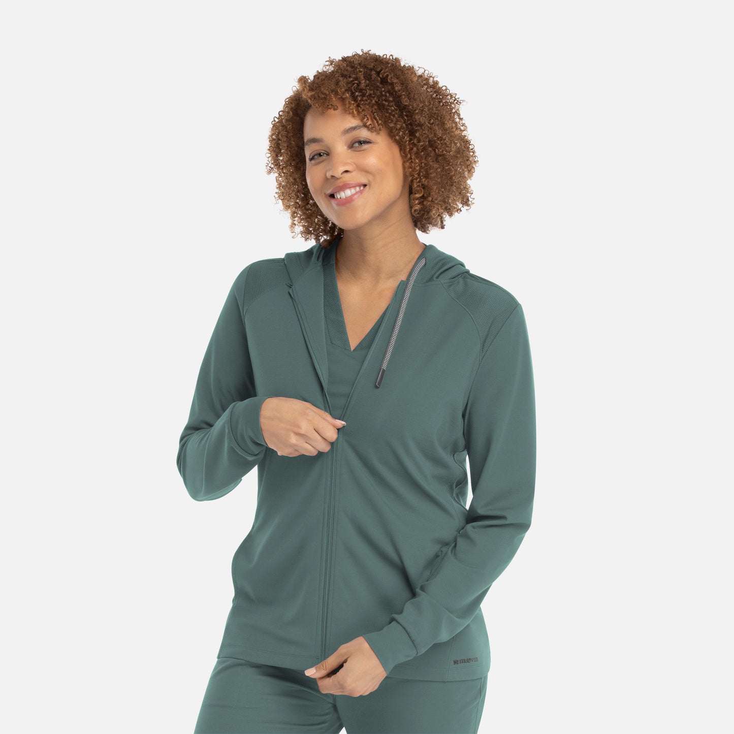 Maevn Focus 90301 Women's Hooded Zip Front Jacket