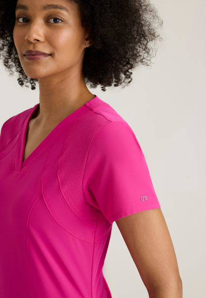 Barco One 5105 Racer 4-Pocket V-Neck Scrub Top