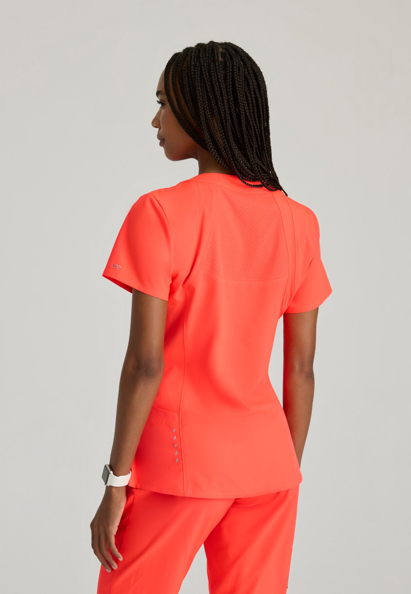 Barco One 5105 Racer 4-Pocket V-Neck Scrub Top