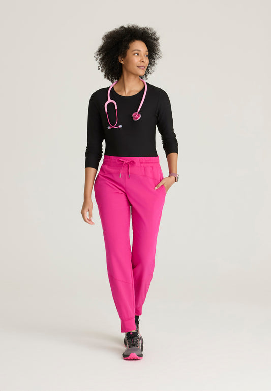 Barco One BOP513 Tall 3-Pocket Boost Mid-Rise Jogger Scrub Pant