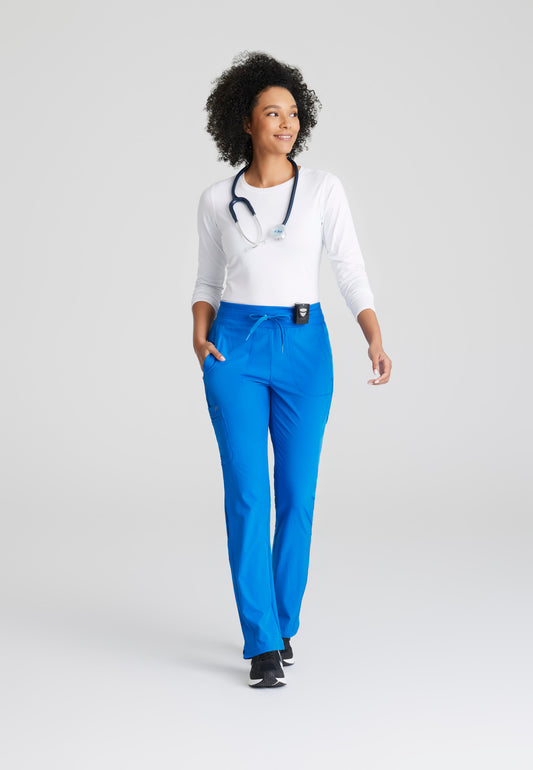 Barco One BOP597 Tall Uplift 5-Pocket Mid-Rise Tapered Leg Scrub Pant