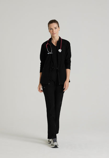 Barco One BOW894 Venture 4-Pocket Banded Collar Warm-Up Scrub Jacket