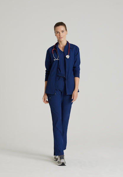 Barco One BOW894 Venture 4-Pocket Banded Collar Warm-Up Scrub Jacket