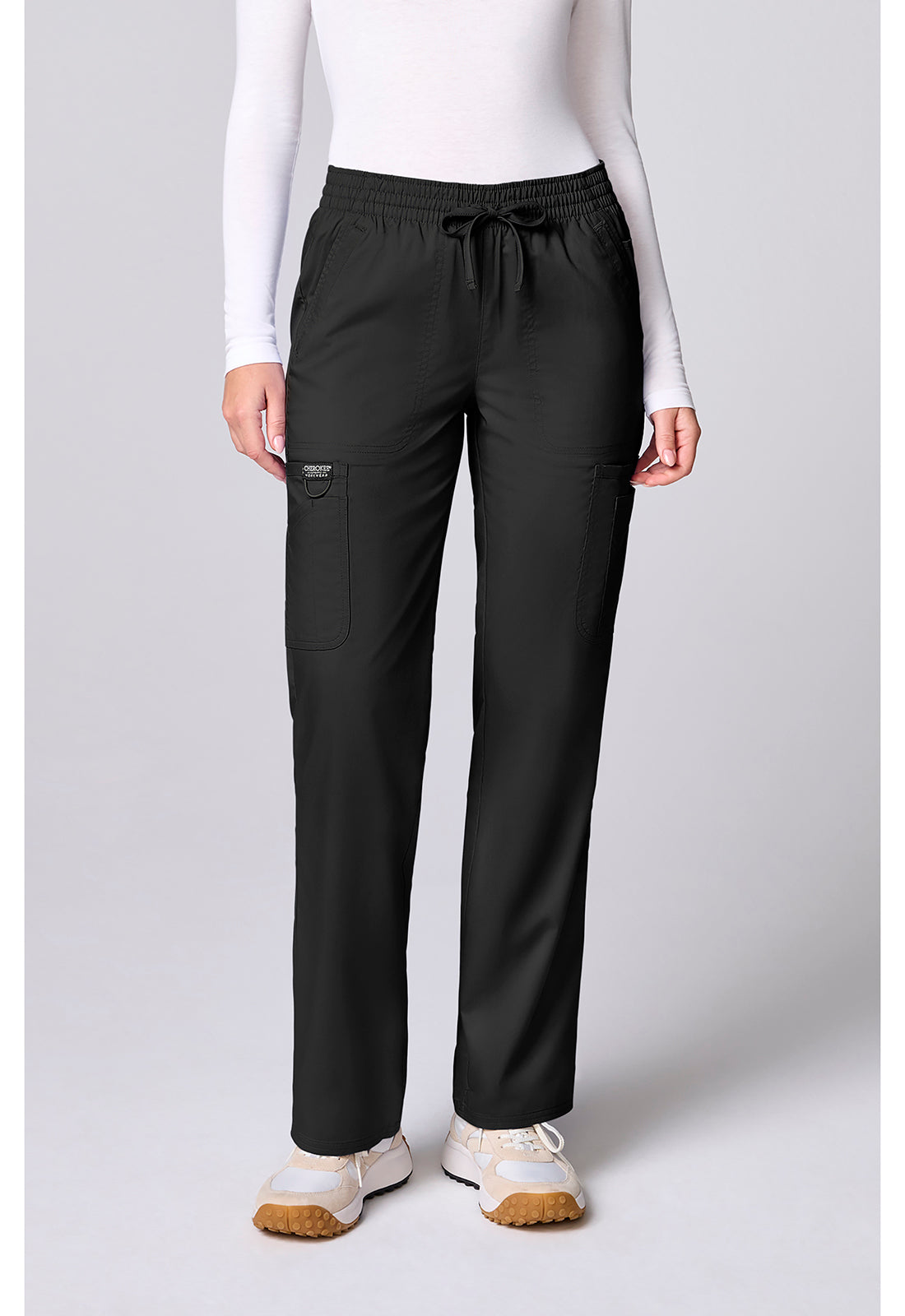 Cherokee WW Revolution Women's CK00002 12 Pockets Straight Leg Pant
