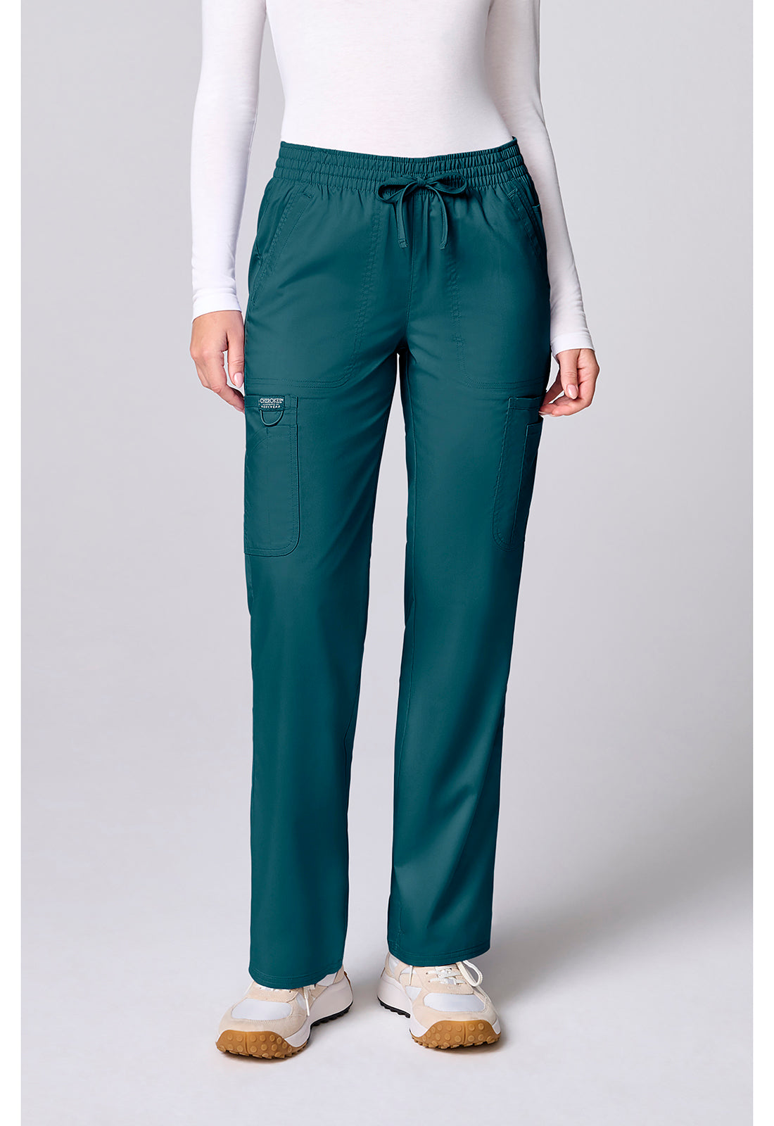 Cherokee WW Revolution Women's CK00002 12 Pockets Straight Leg Pant