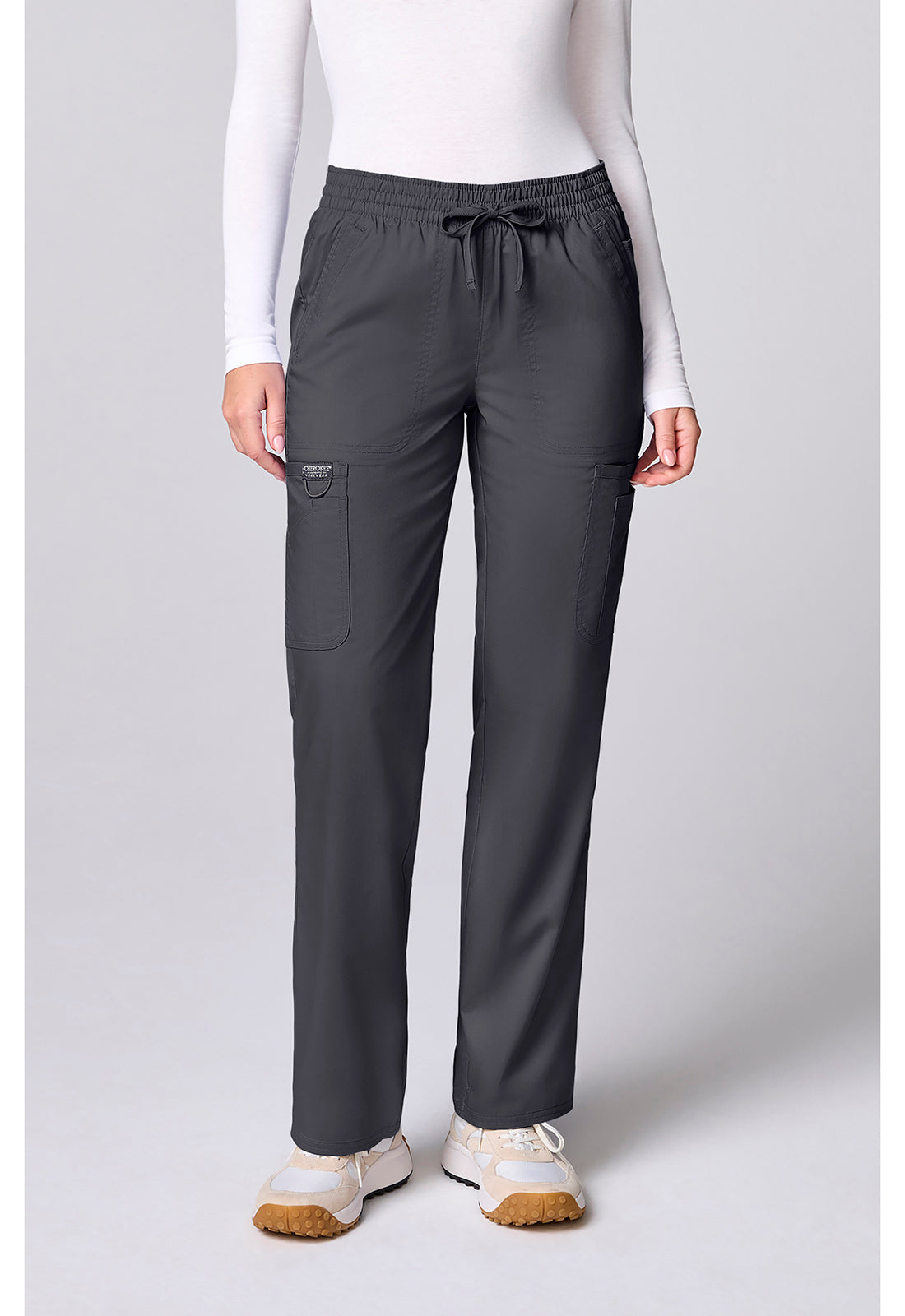 Cherokee WW Revolution Women's CK00002 12 Pockets Straight Leg Pant
