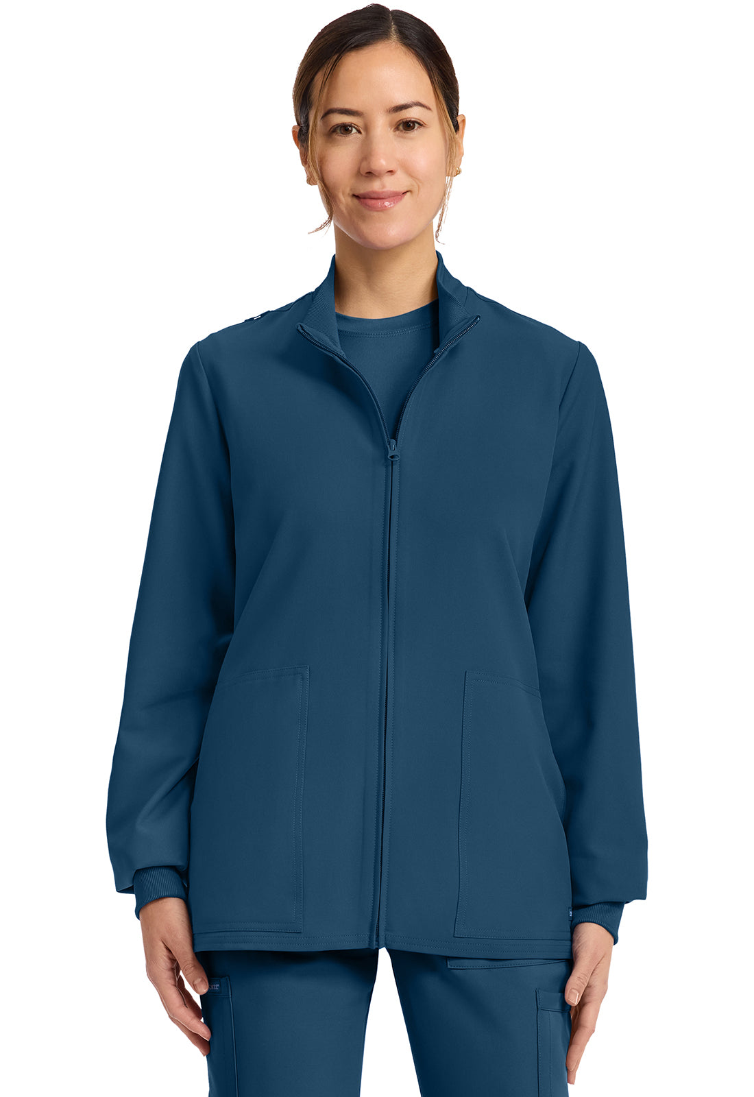 WW ORIGINALS ULTRA Women's CK00013A Zip Up Scrub Jacket