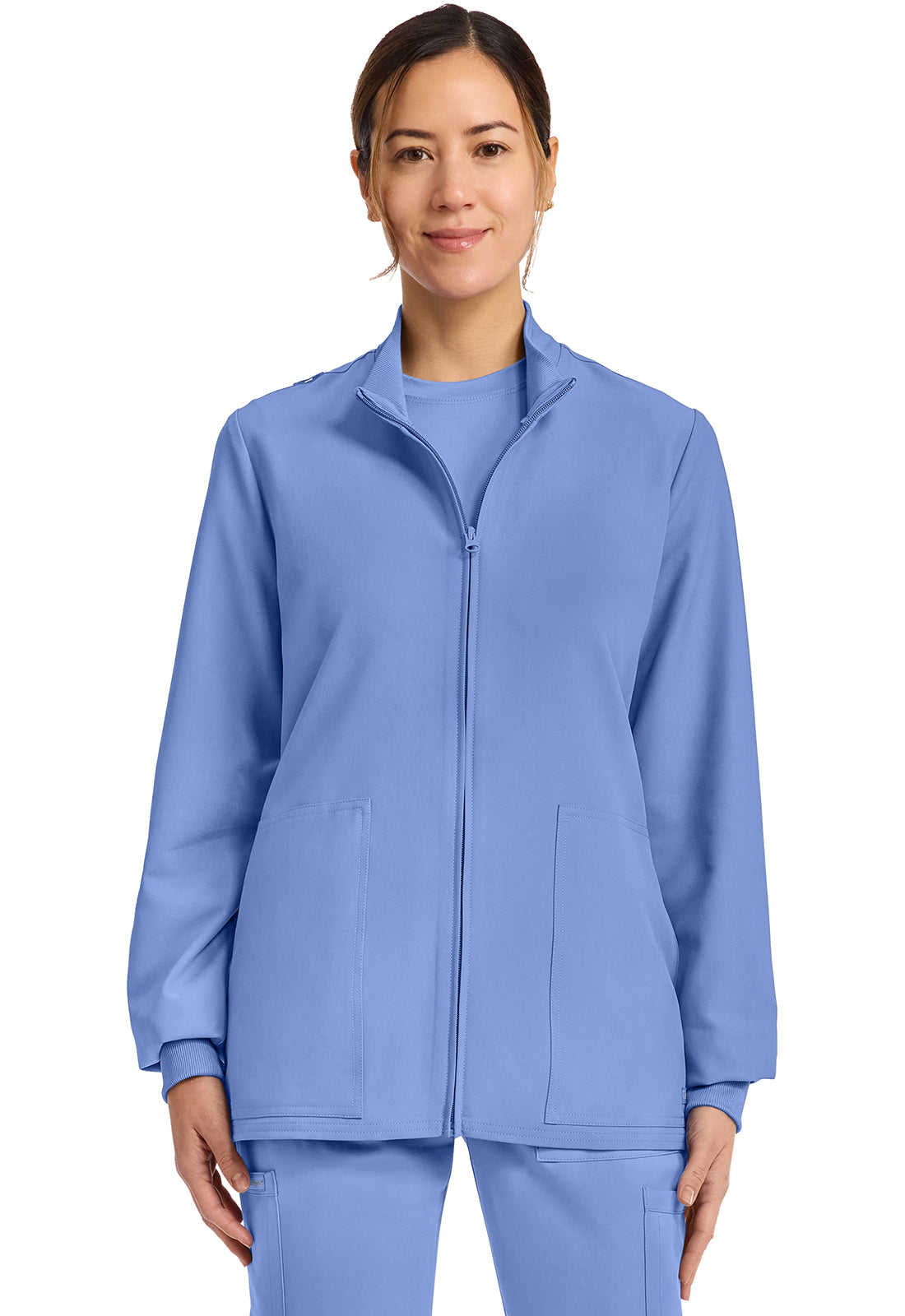 WW ORIGINALS ULTRA Women's CK00013A Zip Up Scrub Jacket