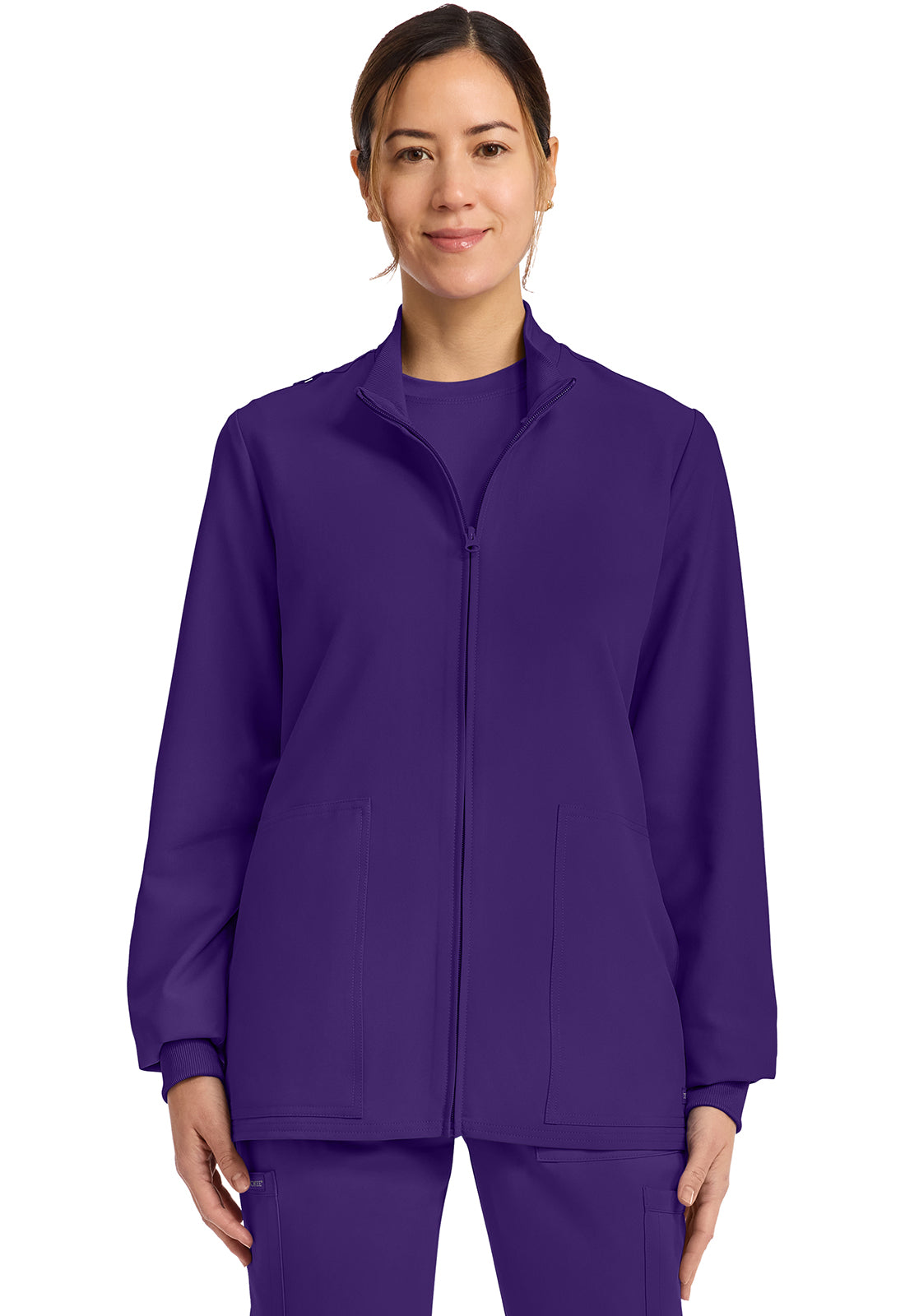 WW ORIGINALS ULTRA Women's CK00013A Zip Up Scrub Jacket