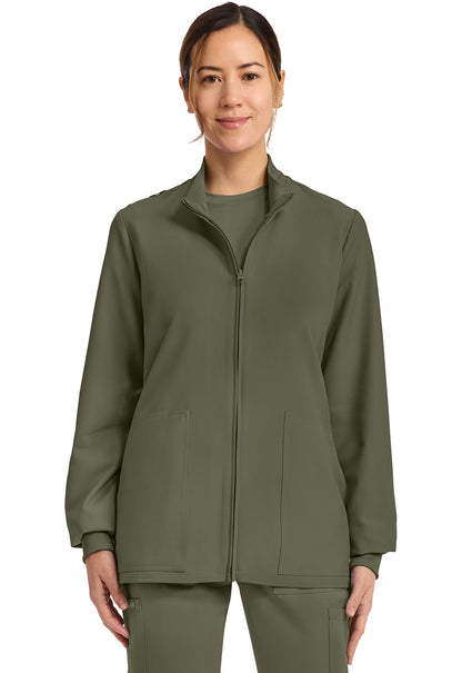 WW ORIGINALS ULTRA Women's CK00013A Zip Up Scrub Jacket