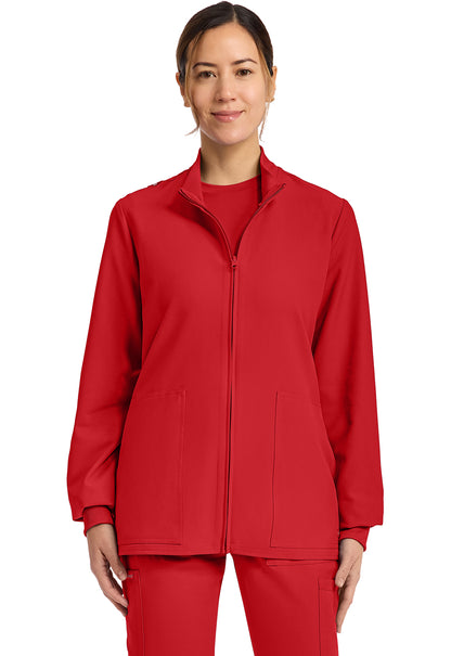 WW ORIGINALS ULTRA Women's CK00013A Zip Up Scrub Jacket