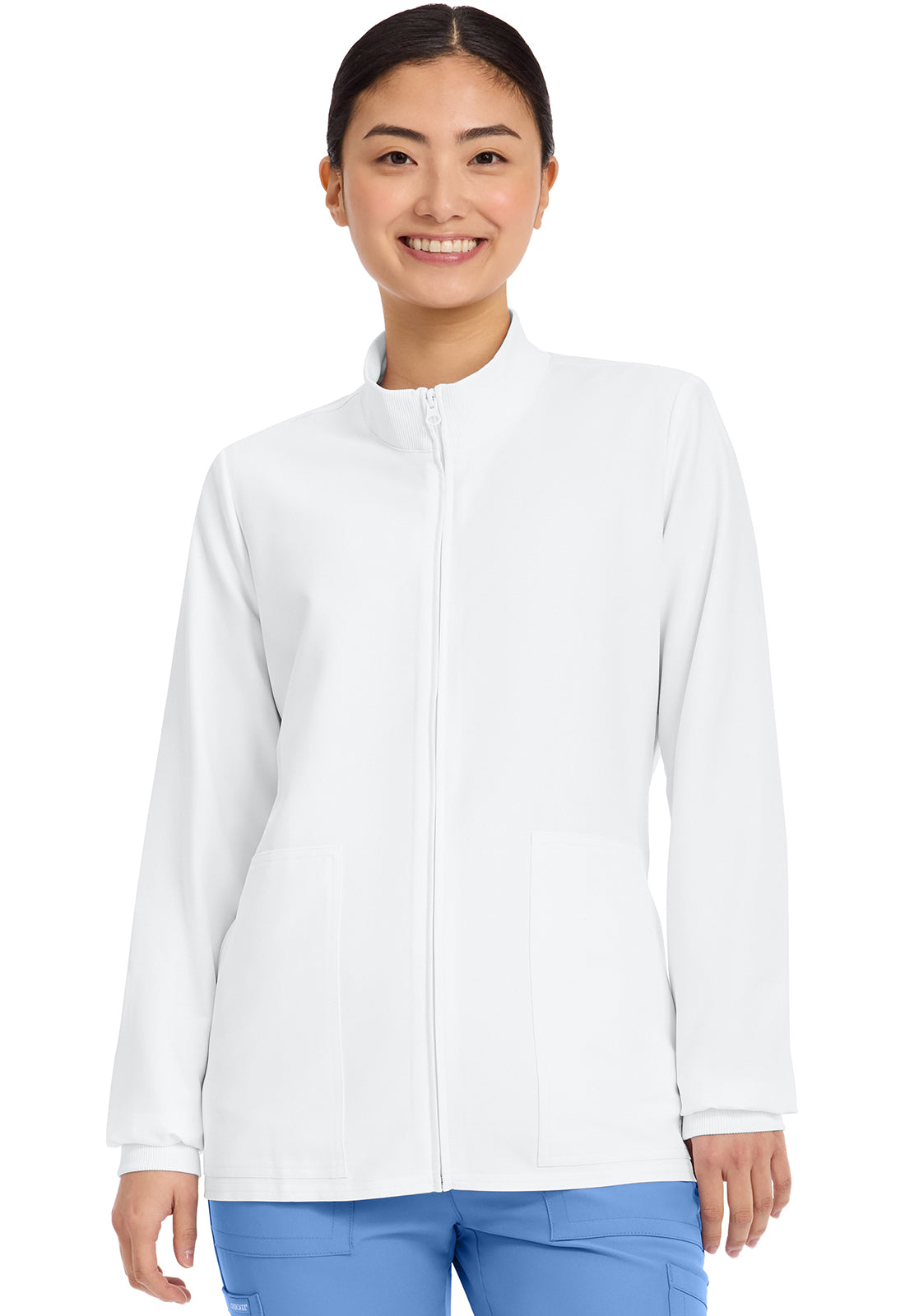 WW ORIGINALS ULTRA Women's CK00013A Zip Up Scrub Jacket