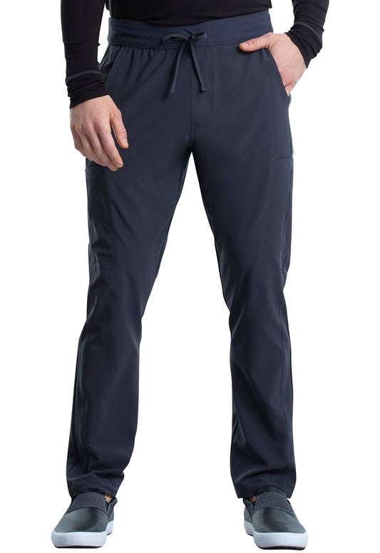 Cherokee iFlex Men's CK006 Men's Tapered Leg Drawstring Cargo Pant