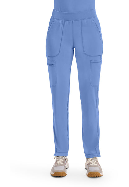 Cherokee Infinity Women's CK065A Mid Rise Tapered Leg Pull-on Pant