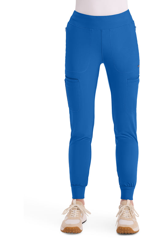 CHEROKEE FORM  Women's CK092 Mid Rise Tapered Leg Drawstring Pant