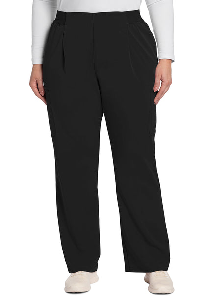 Cherokee Atmos Women's CK093A Mid Rise Pull-On Moderate Flare Leg Pant