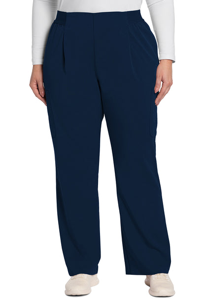 Cherokee Atmos Women's CK093A Mid Rise Pull-On Moderate Flare Leg Pant