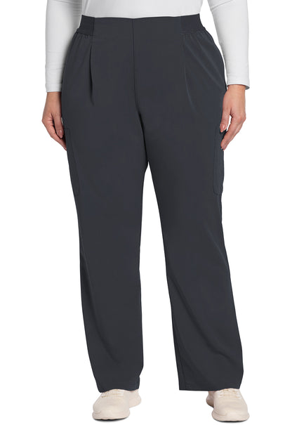 Cherokee Atmos Women's CK093A Mid Rise Pull-On Moderate Flare Leg Pant