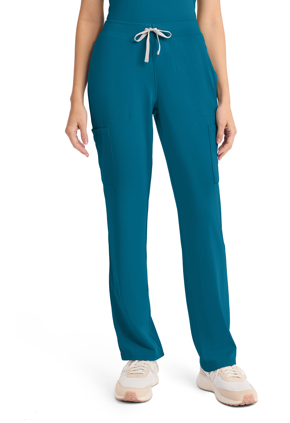 Cherokee Achieve Women's CK096 Women's 5-Pocket Straight Leg Pant