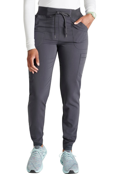 Cherokee Atmos Women's CK138A Mid Rise Pull-on Jogger