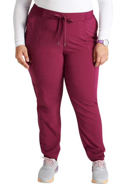 Cherokee Atmos Women's CK138A Mid Rise Pull-on Jogger