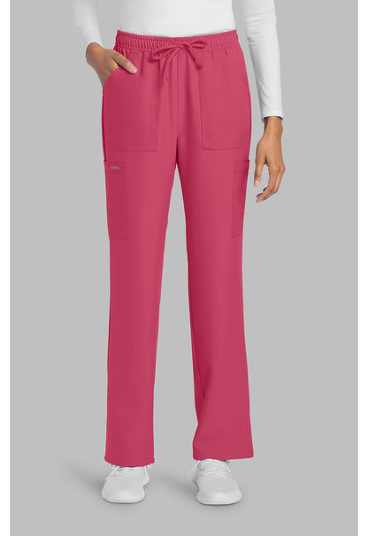 Cherokee WW Originals Ultra Women's CK272A Mid Rise Drawstring Trouser Cargo Pant