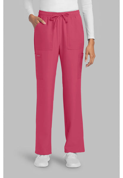 Cherokee WW Originals Ultra Women's CK272A Mid Rise Drawstring Trouser Cargo Pant