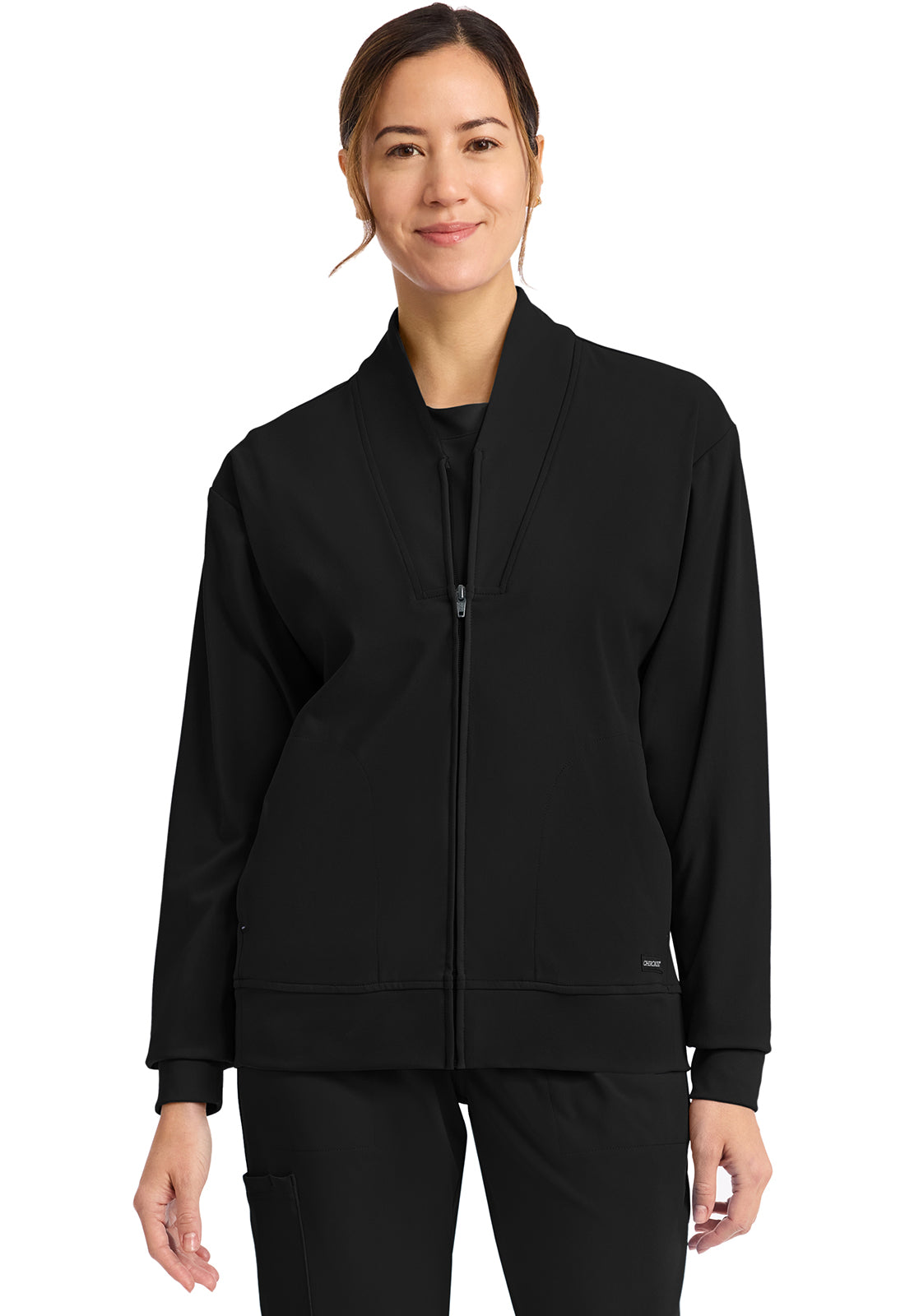 Cherokee Achieve Women's CK353 Women's Zip-Up Warm-Up Jacket