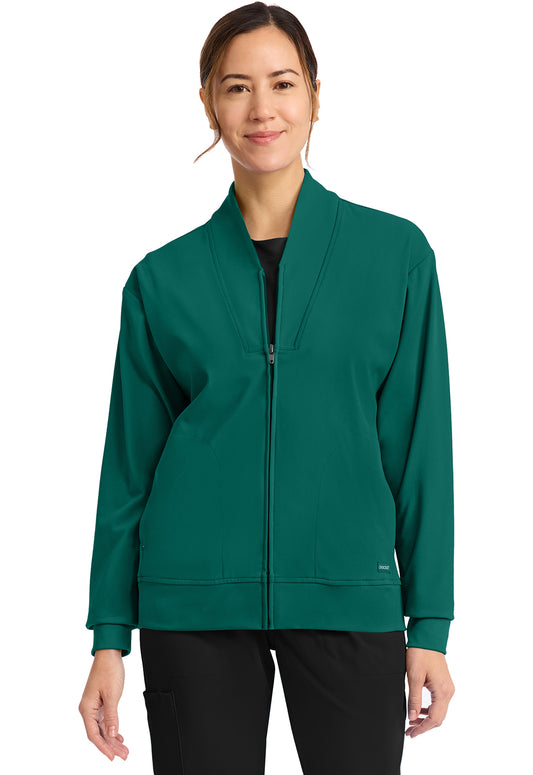 Cherokee Achieve Women's CK353 Women's Zip-Up Warm-Up Jacket